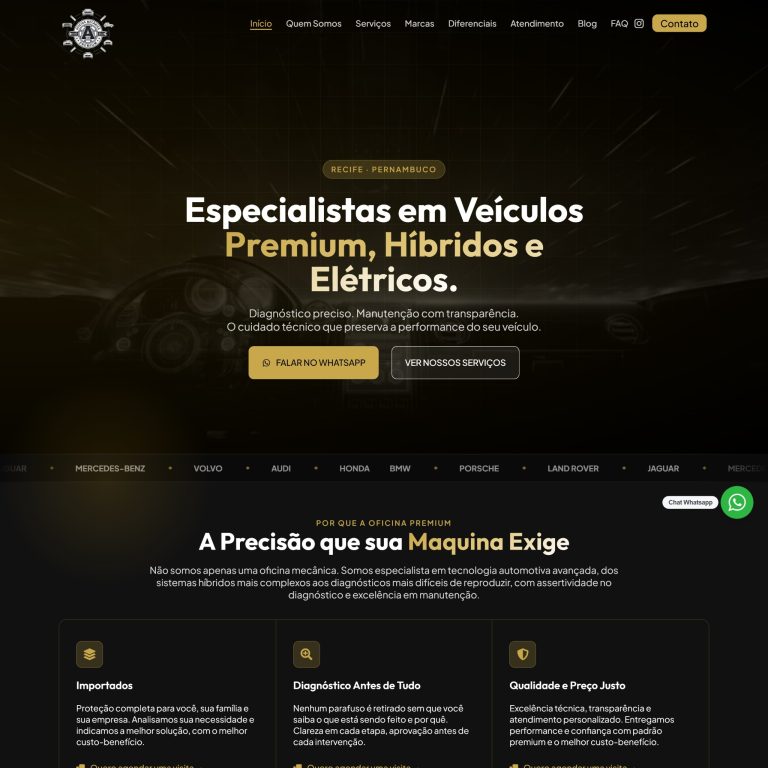 A Oficina Mecânica Premium